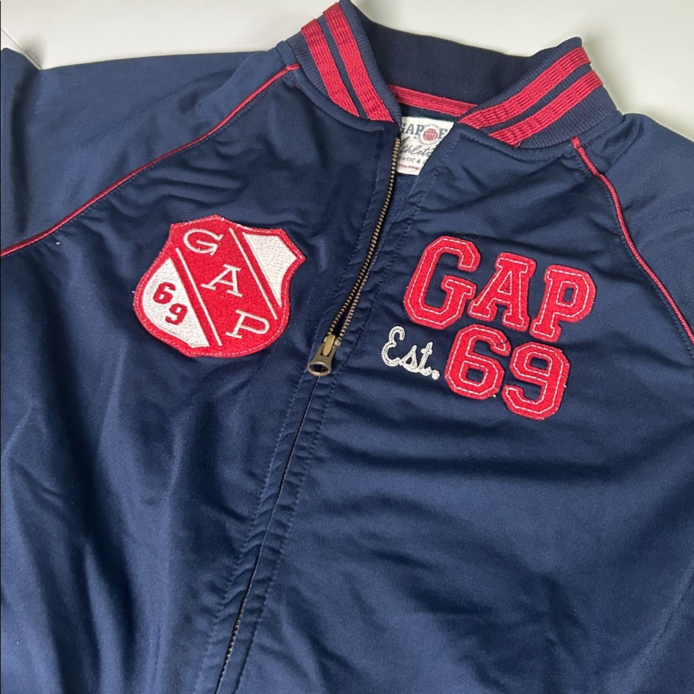 GAP Bomber Track Jacket Kids Size XL Age 12 Y2K Gap Athletic Dept Jacket